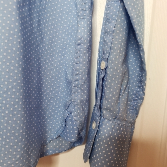 GAP blue dotted summer shirt - Picture 5 of 9